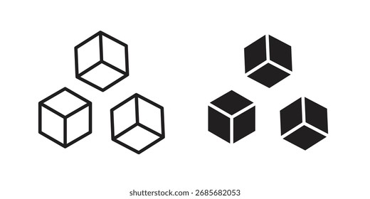 Icono de hielo plano logo en blanco y negro