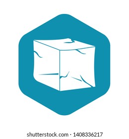 Ice icon. Simple illustration of ice vector icon for web