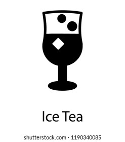 Ice and juice inside the glass is cold drink