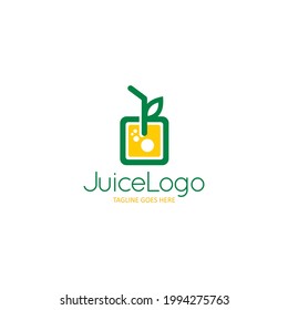 Ice Juice Logo Simple and fresh design