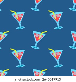 ice juice seamless pattern vector wallpaper and background	