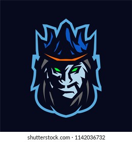 Ice king esport logo template