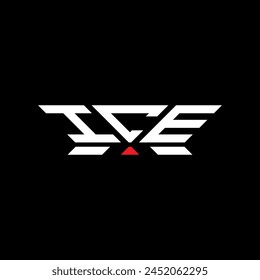 Diseño de Vector de logotipo de letra ICE, logotipo simple y moderno ICE. Diseño de alfabeto de lujo ICE  