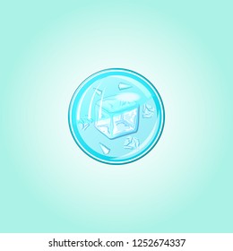 Ice Logo Blue
