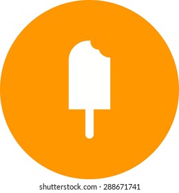 Ice, lolly, icecream icon vector image. Can also be used for sweets and confectionery. Suitable for use on web apps, mobile apps and print media.