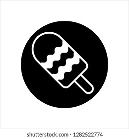 Ice Lolly Icon Vector Art Illustration