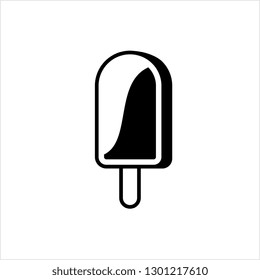 Ice Lolly Icon Vector Art Illustration