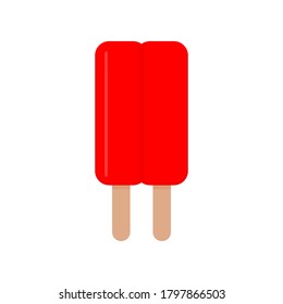 ice lolly isolated on white background. vector illustration