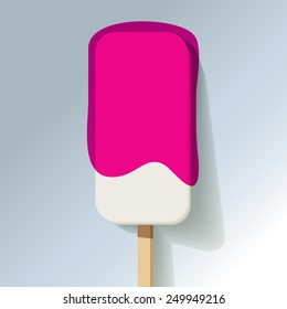 ice lolly strawberry raspberry cream pink jelly 