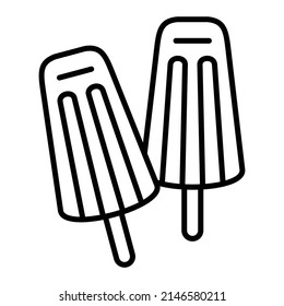 Ice Lolly icono vector. Se puede usar para imprimir, móviles y aplicaciones web.