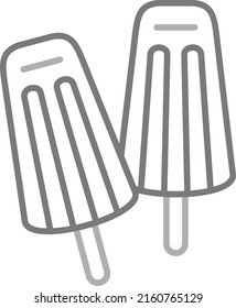 Ice Lolly vector icon. Can be used for printing, mobile and web applications.