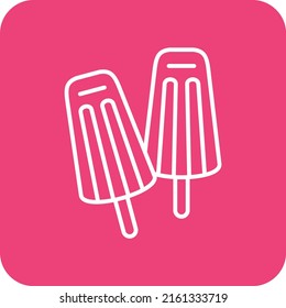 Ice Lolly vector icon. Can be used for printing, mobile and web applications.