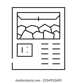 ice machines line icon vector. ice machines sign. isolated contour symbol black illustration