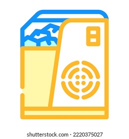 ice maker color icon vector. ice maker sign. isolated symbol illustration