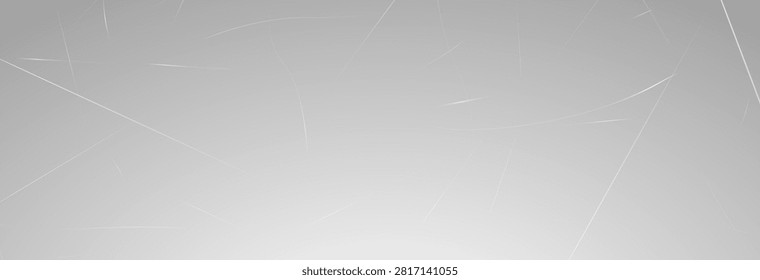 Ice, marks on the ice surface, ice rink effect, skate marks on the ice after a hockey game, PNG. Scratches on the glass surface.
