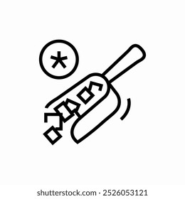 Icono de medición de hielo signo Vector