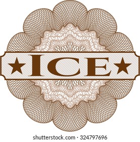 Ice money style rosette