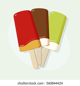 ice on a stick