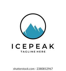 ice Peak logo design template