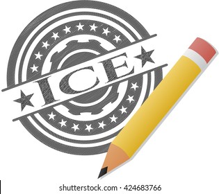 Ice penciled