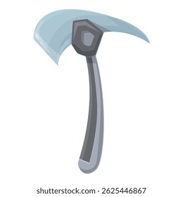Ice pickaxe standing up, perfect for illustrating mountain climbing