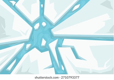 Ice poles background landscape, winter, nature artic