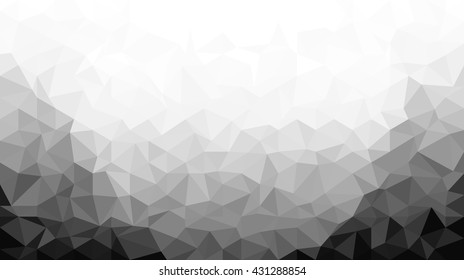Ice Polygonal Mosaic Background 16:9