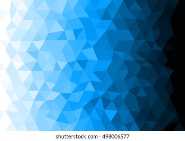 Ice Polygonal Mosaic Background