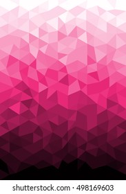 Ice Polygonal Mosaic Background

