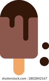 Ice Pop Flat Icon Vector Design