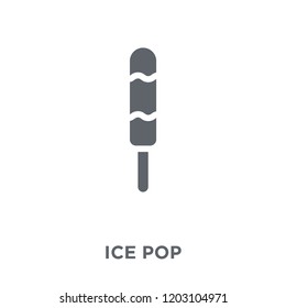 Ice pop icon. Ice pop design concept from  collection. Simple element vector illustration on white background.