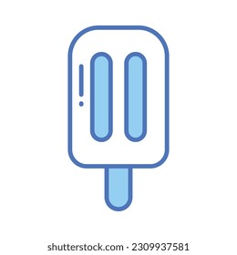 Ice pop icon in modern style, ready to use and download popsicle vector