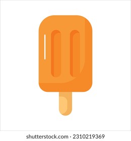 Ice pop icon in modern style, ready to use and download popsicle vector