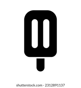 Ice pop icon in modern style, ready to use and download popsicle vector