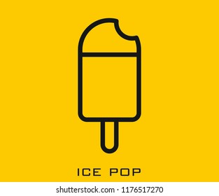 Ice Pop Icon Signs