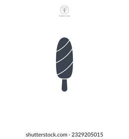 Ice Ice Pop símbolo de ilustración vectorial aislado en fondo blanco