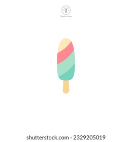 Ice Pop icon symbol vector illustration isolated on white background