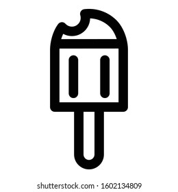 
Ice Pop Outline bold Vector Icon which can be easily modified or Edited
