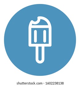 
Ice Pop Outline bold Vector Icon which can be easily modified or Edited
