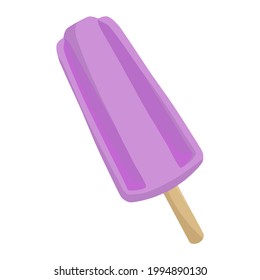 ice pop stick of dessert illustration