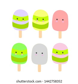 An ice pop is a water or milk-based quiescently frozen snack on a stick.