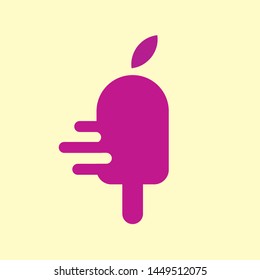 Ice popsicle logo. Ice popsicle icon vector. Icecream logo, icon, sign, design element