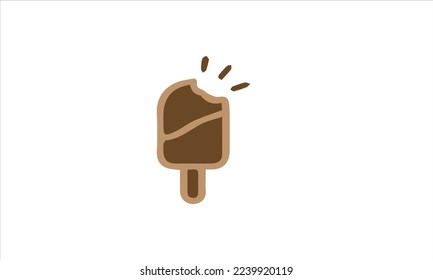 Ice popsicle logo. Ice popsicle icon vector. Icecream logo, icon, sign, design element