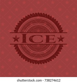 Ice red emblem