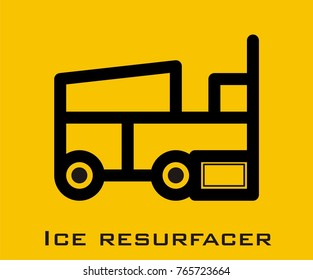 Ice Resurfacer Vector Icon