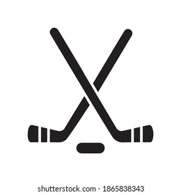 Ice Rink Hockey sports glyph icon