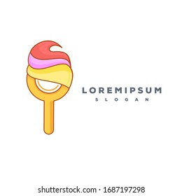 Ice search logo design ready to use