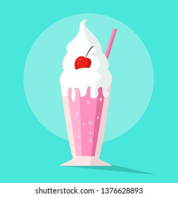 ice shake vector illustration