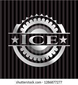 Ice silver emblem or badge