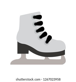 Ice skate emoji vector